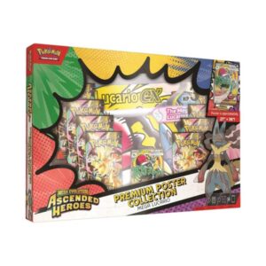 ME02.5 Ascended Heroes Premium Poster Collection – Mega Lucario